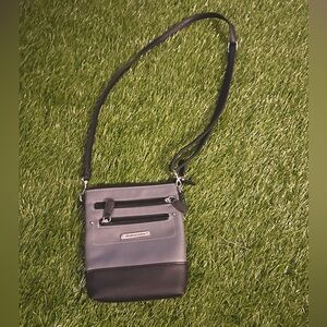 Stone Mountain Nancy gray mini crossbody purse